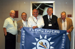 Ed Stiles, Jr., General Hoffman and David Herbst 